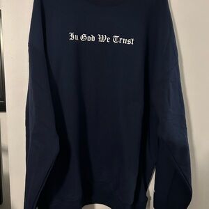 Christian Sweatshirt- In God We Trust